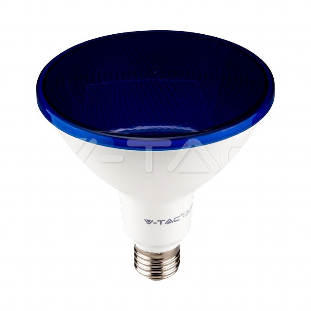 lampadina led e27 v-tac vt-1227 par38 17w luce blu