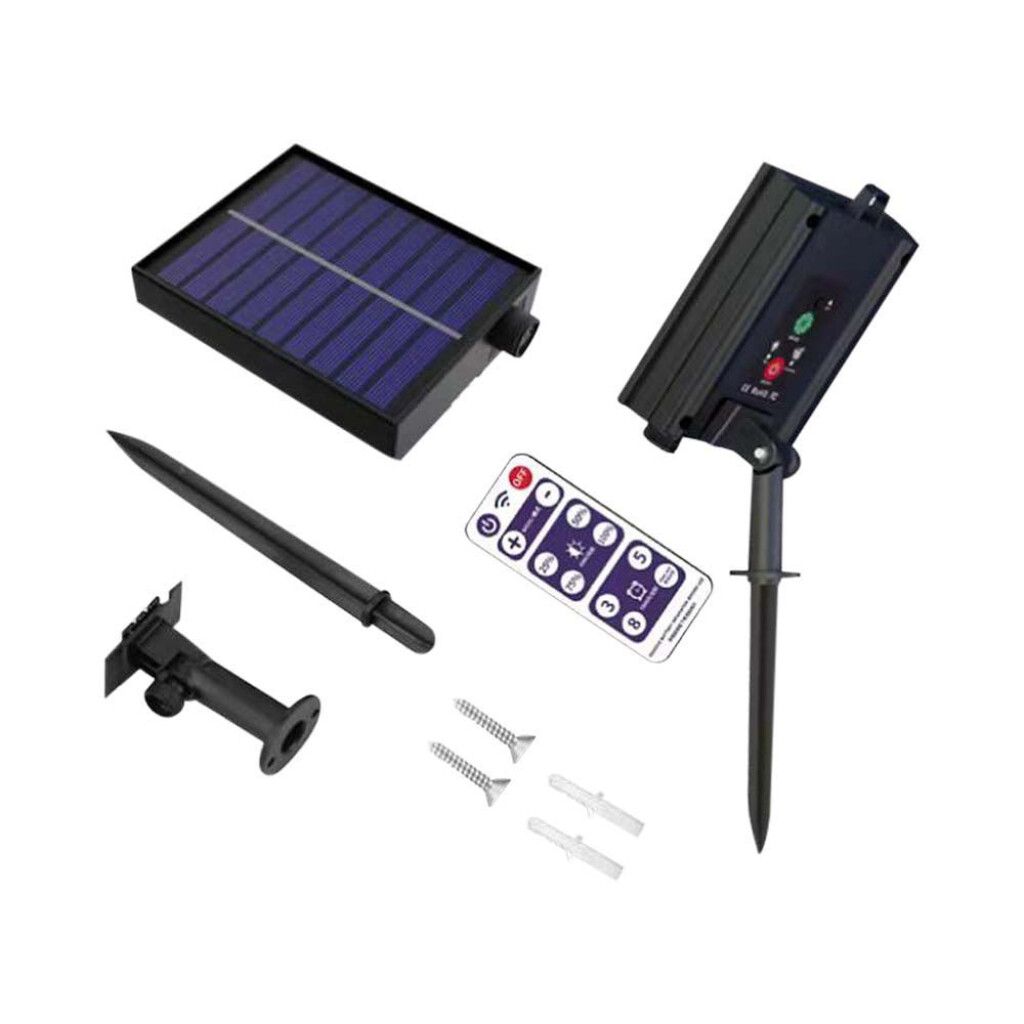 catenaria led solare v-tac vt-70512 12 m 3000k con telecomando - dettaglio 2