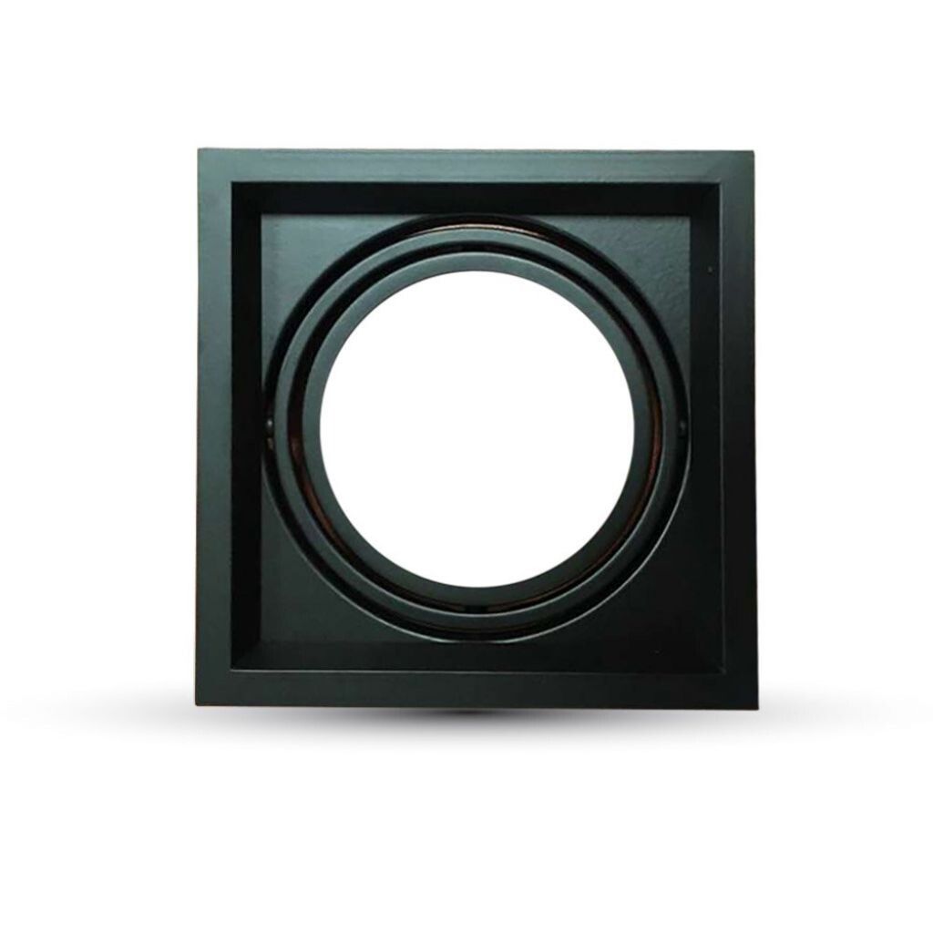 portafaretto da incasso v-tac vt-7221-b per 1 ar111 nero