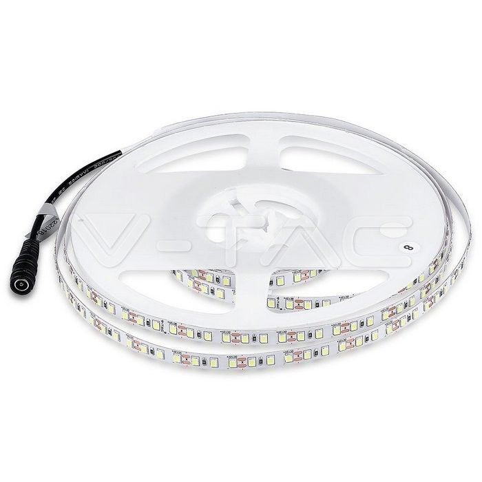 striscia led v-tac vt-3528 ip20 7,2w/m 3000k 5m