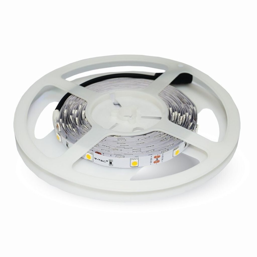 striscia led v-tac vt-3014 ip20 4000k 18w/m 5m