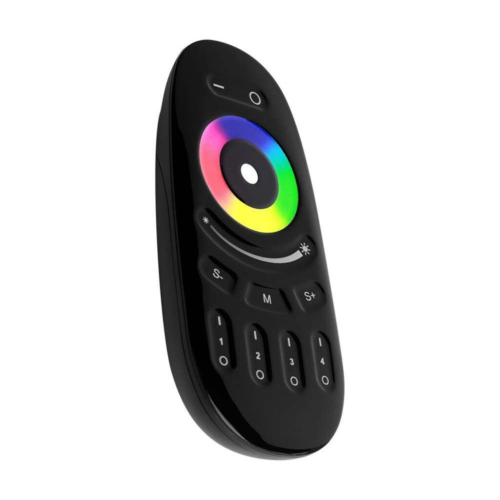 telecomando touch v-tac vt-2442-b rgbw 4 zone nero
