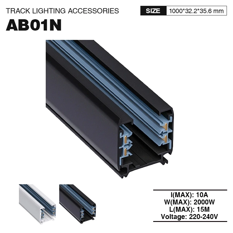 binario trifase kossom ab01n nero 1 metro