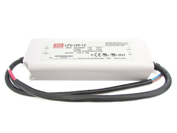 alimentatore led mean well lpv-150-12 12v 120w ip67