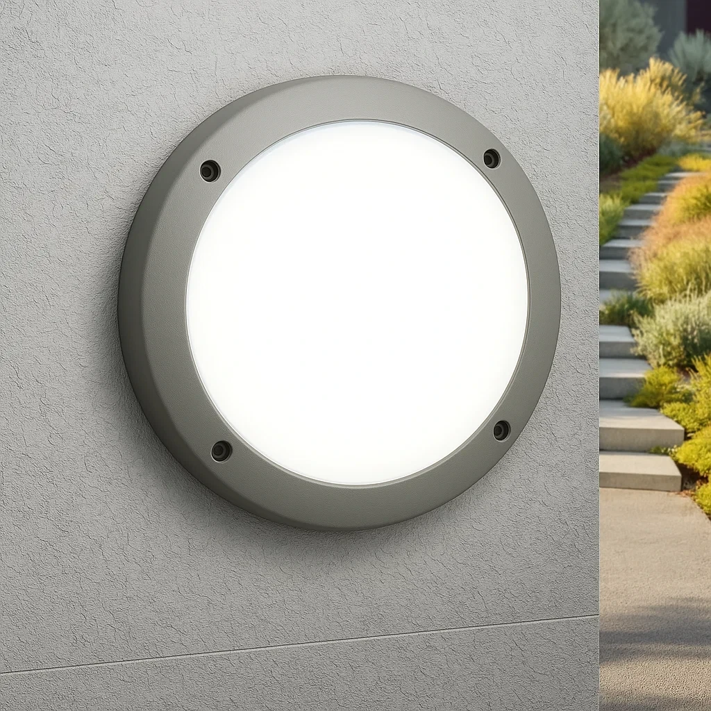 plafoniera da esterno fumagalli gelmi e27 grigio opale ip66