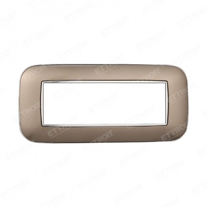 placca ettroit orbis moon 6 moduli bronzo an91610 compatibile axolute