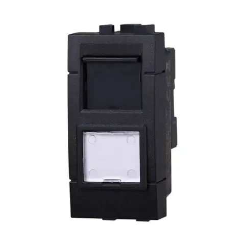connettore rj45 cat6 ettroit space ln2356 nero compatibile living