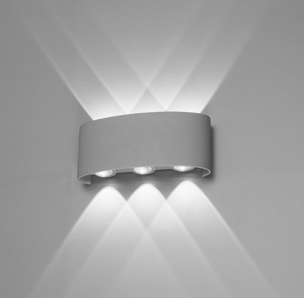 applique da esterno universo 3 color es68-g3c led 16w cct grigia ip65 - dettaglio 2