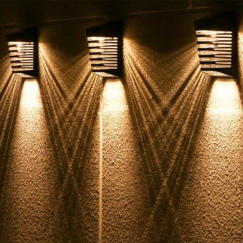 applique solare led universo yh0614 3w ip65 da esterno