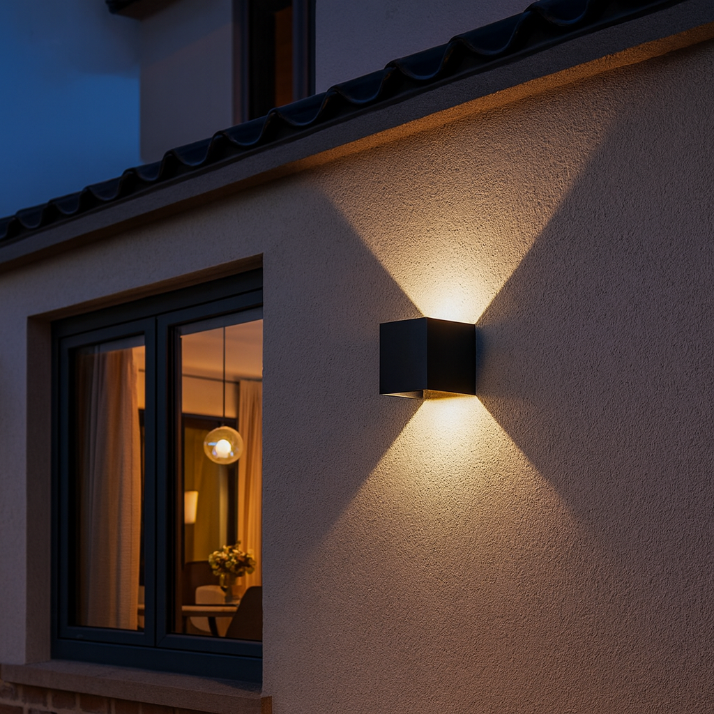 applique led da esterno universo 3 color es66-n3c 22w ip65 - dettaglio 3