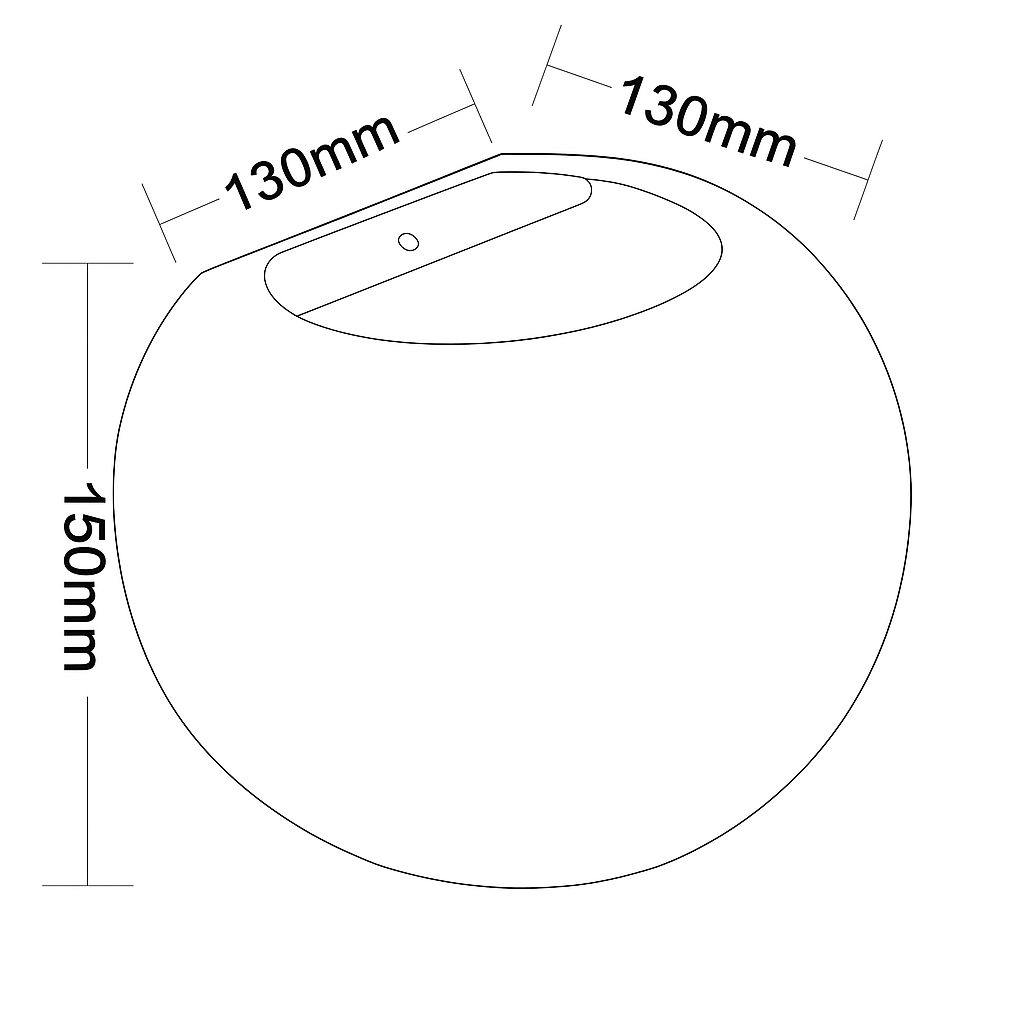 applique da parete in gesso universo e07 verniciabile doppia emissione g9 - dettaglio 2