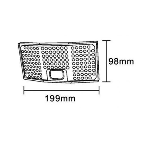 applique solare da esterno universo sw2881-f 460 lumen con sensore - dettaglio 3