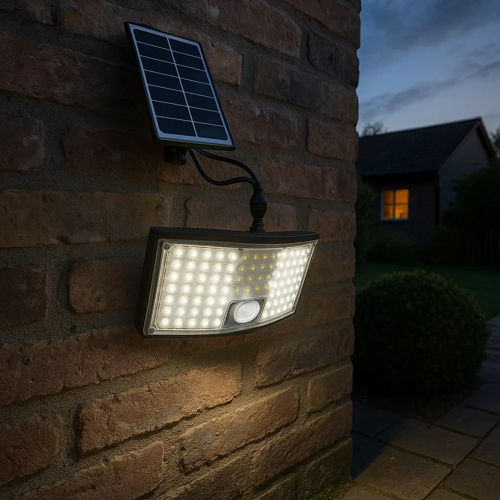 applique solare da esterno universo sw2881-f 460 lumen con sensore