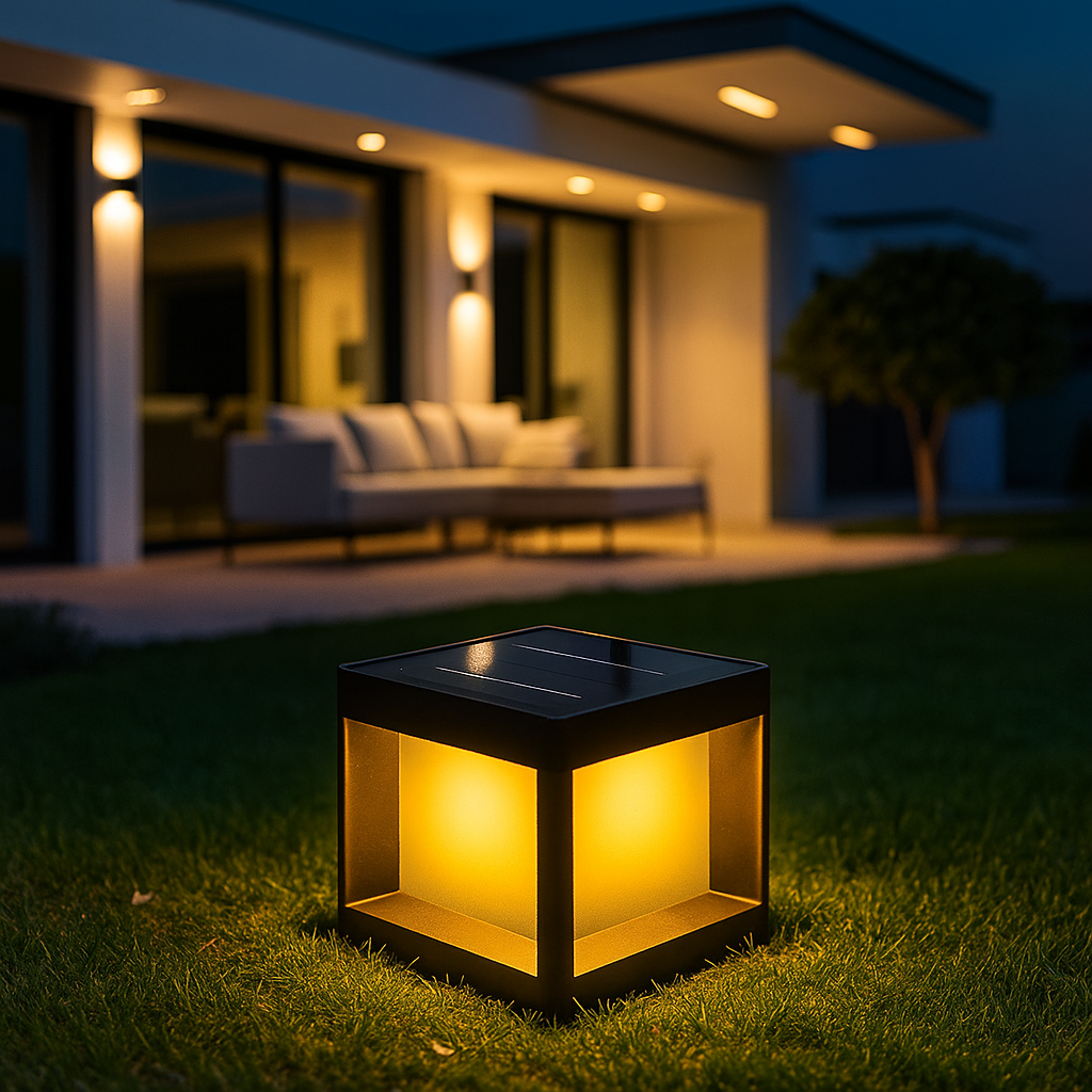 lampada solare da esterno universo 3 color qw-3c cubica cct ip65