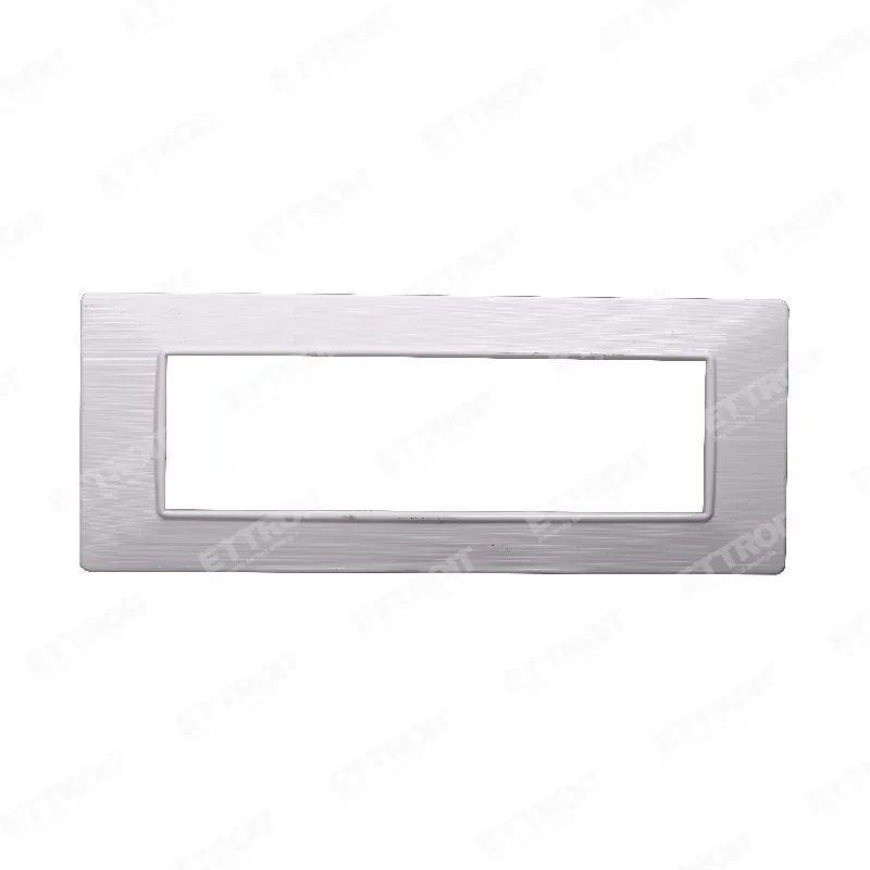 placca ettroit starlight ev85601 7 moduli bianco satinato compatibile plana