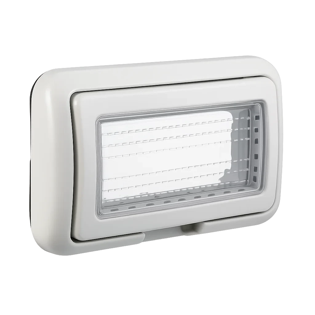 custodia idrobox ettroit lg2704 ip55 4 moduli compatibile living grigio