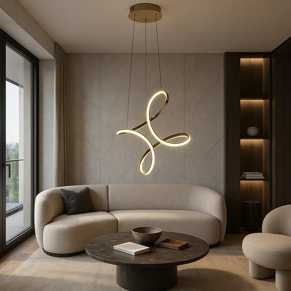 lampadario led terafacatory 3009 76w con telecomando e 3 tonalità di luce