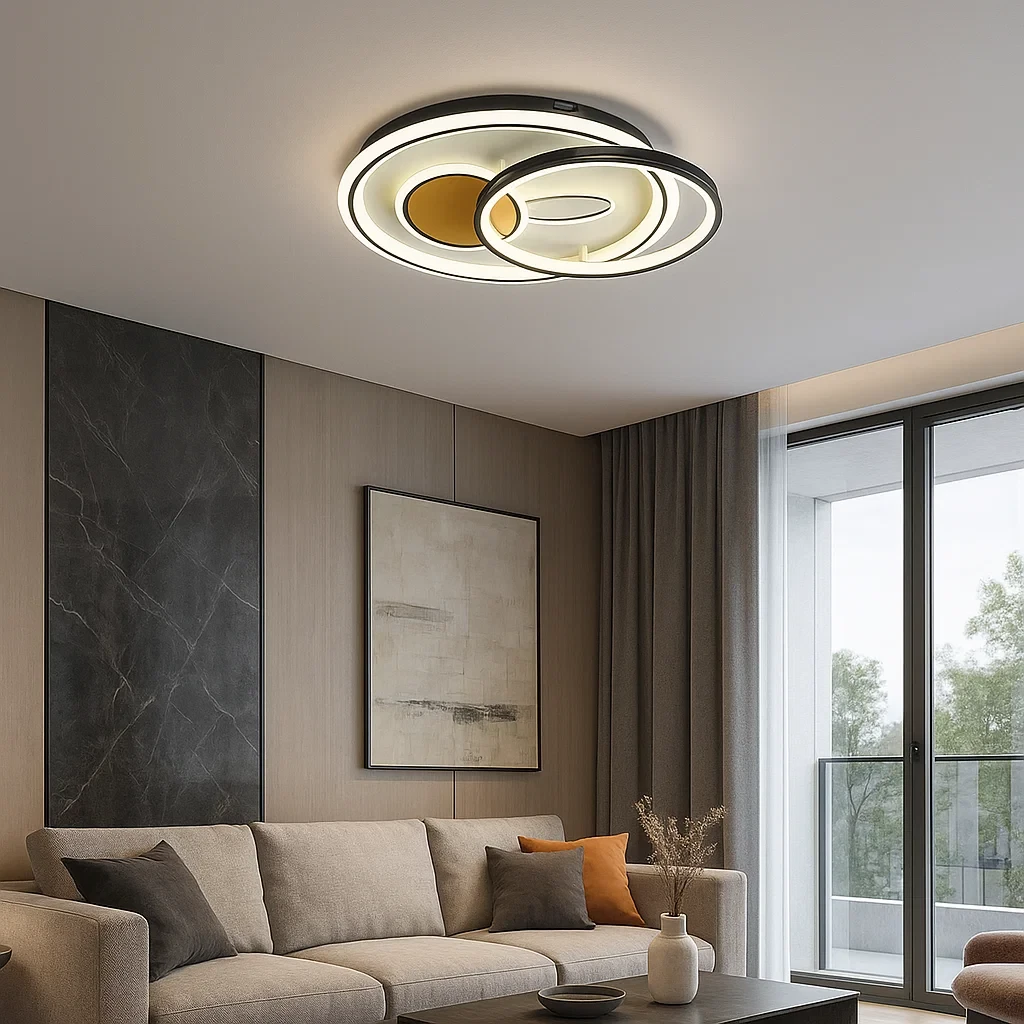 plafoniera led terafacatory 5020 150w con telecomando e 3 tonalita di luce