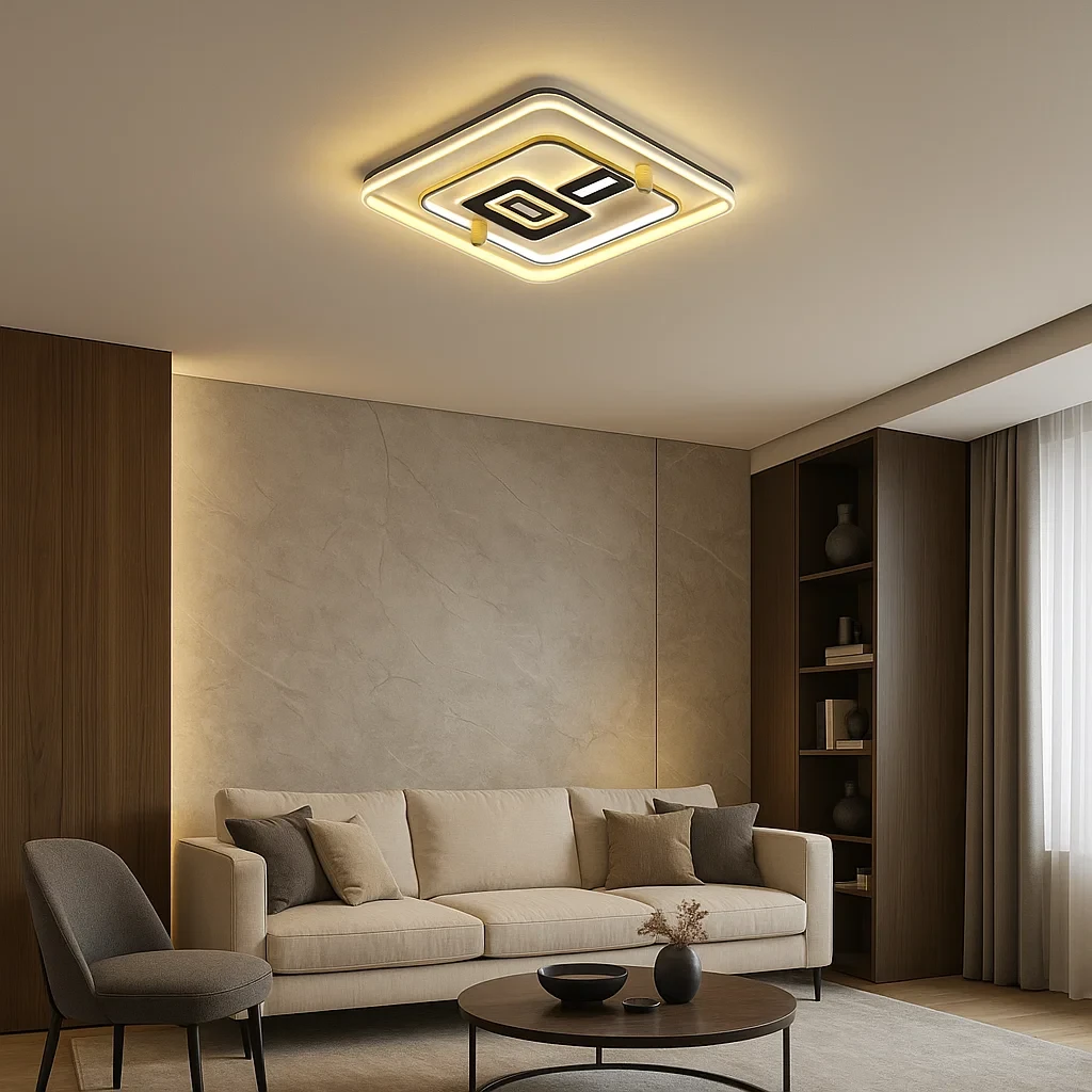 plafoniera terafacatory 5048 160w con telecomando e 3 tonalita di luce
