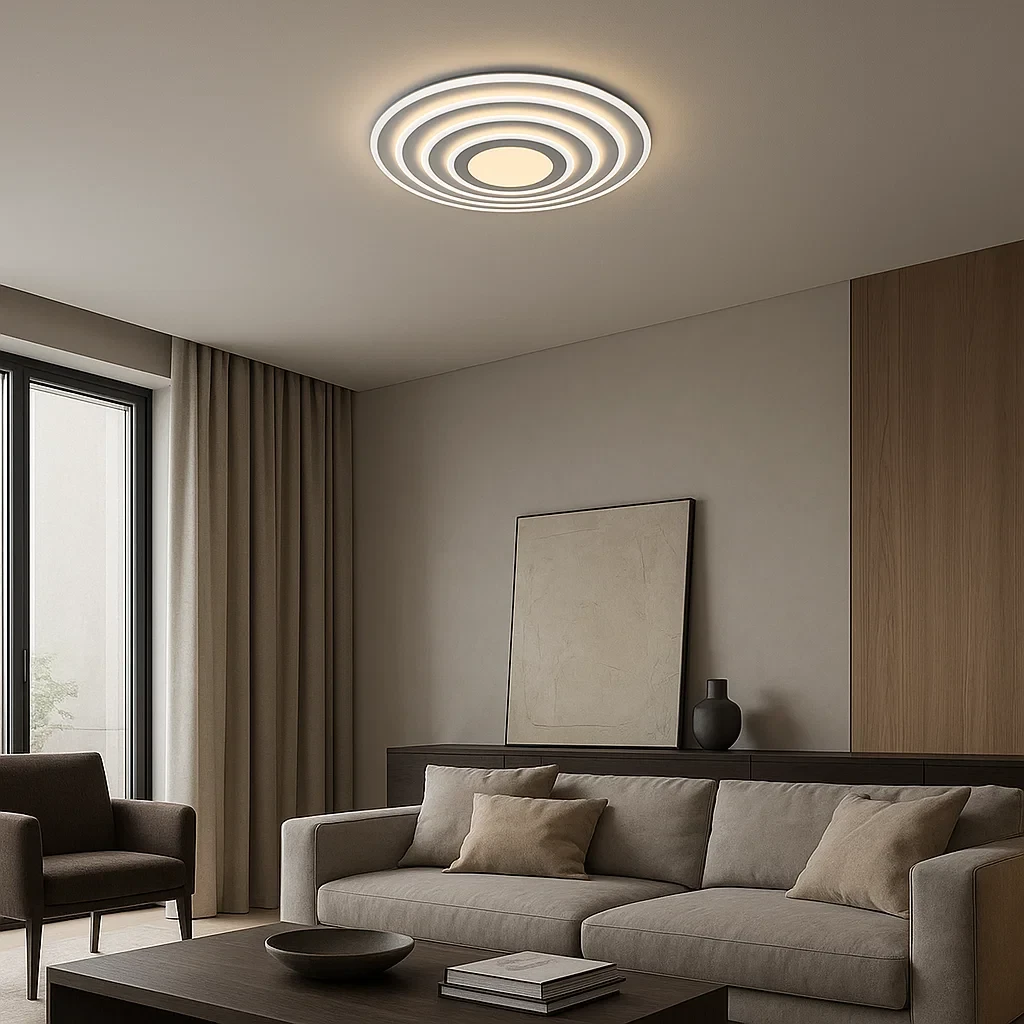 plafoniera led terafacatory 5211 188w con telecomando e tre tonalità di luce