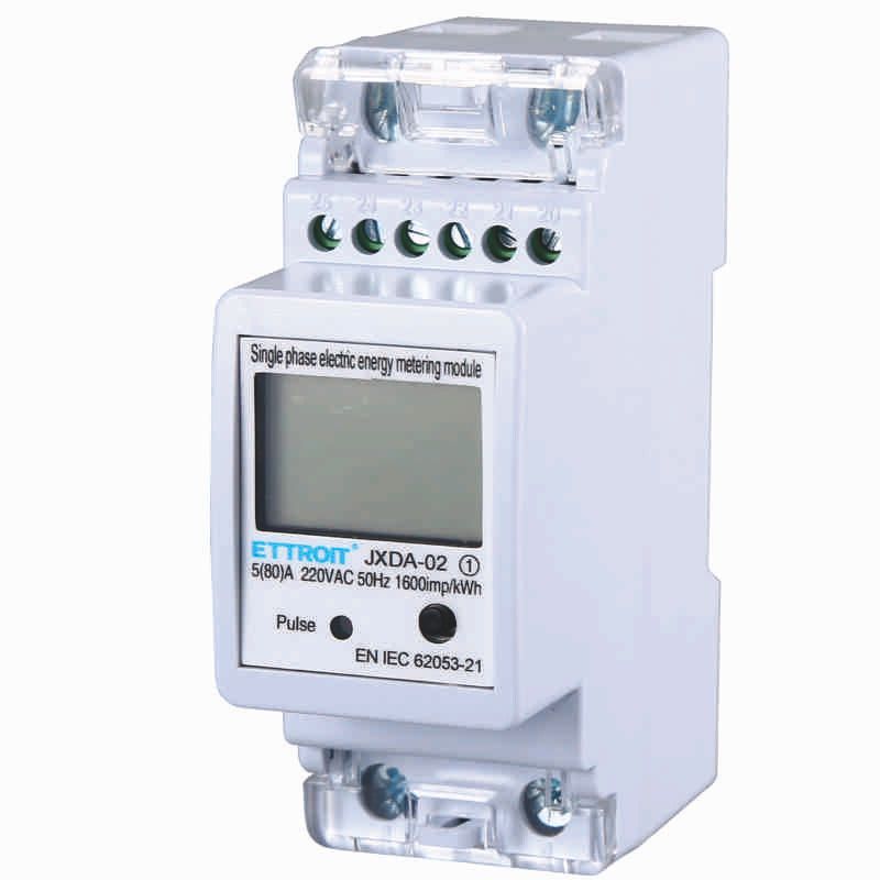 contatore di energia monofase ettroit jxda-02 220 vac 5(80) a