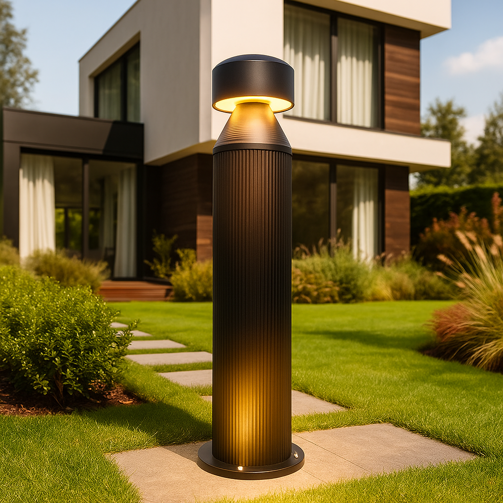 paletto led da giardino 10 w luce 6500 k