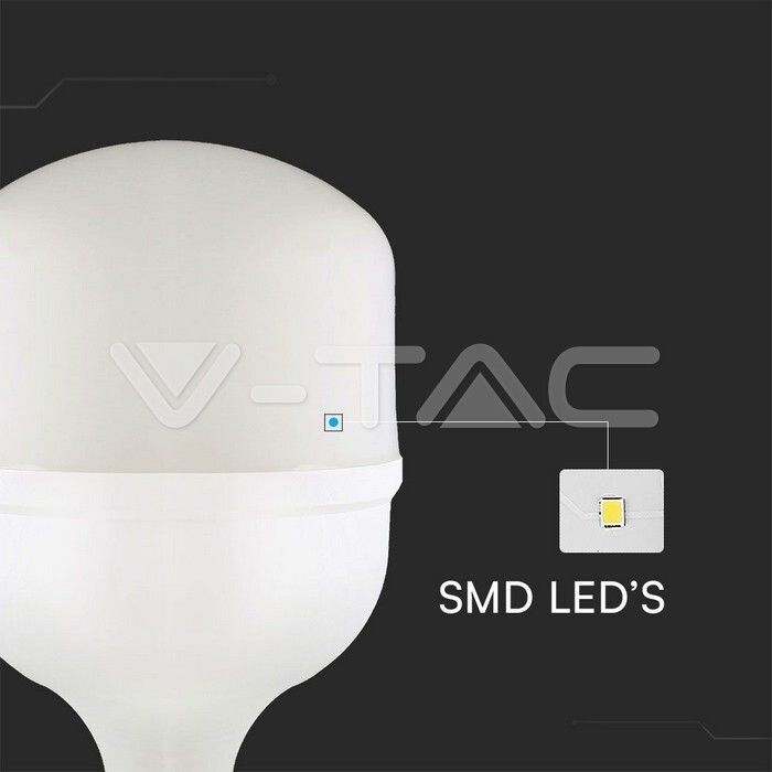 lampadina led v-tac vt-21040 t120 40w 4000k e27 con adattatore e40 - dettaglio 3