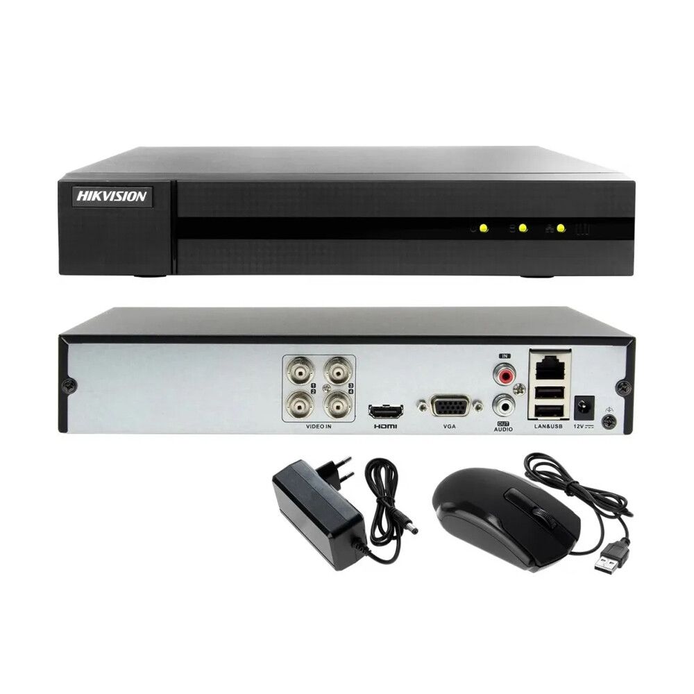 dvr hikvision hwd-5104mh-g4(ai) 5 in 1 4 canali con rilevamento intelligente