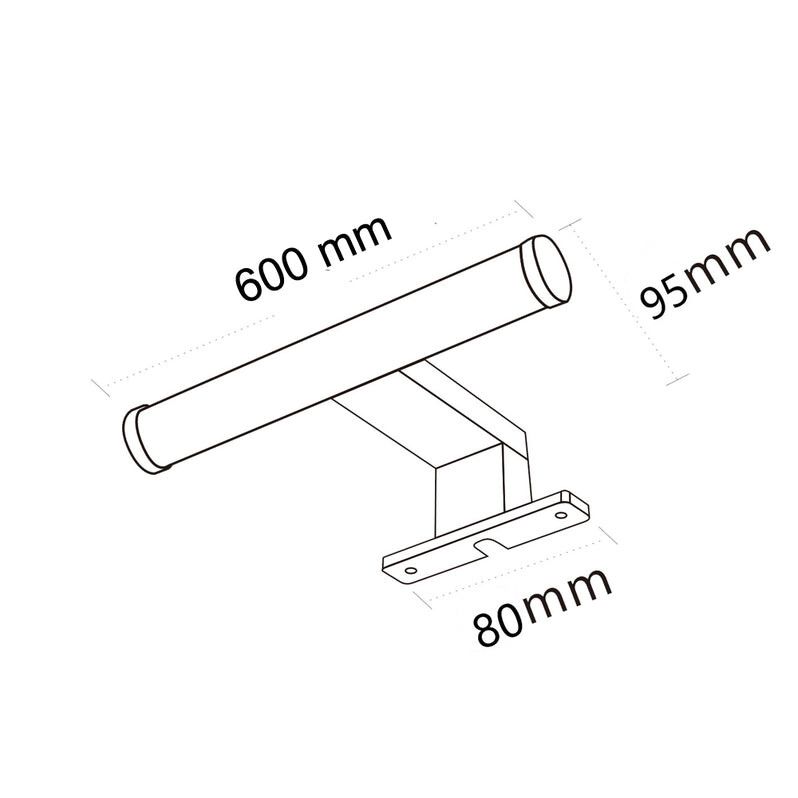 lampada led da specchio universo 600pc-an 9w 4000k ip44 - dettaglio 3