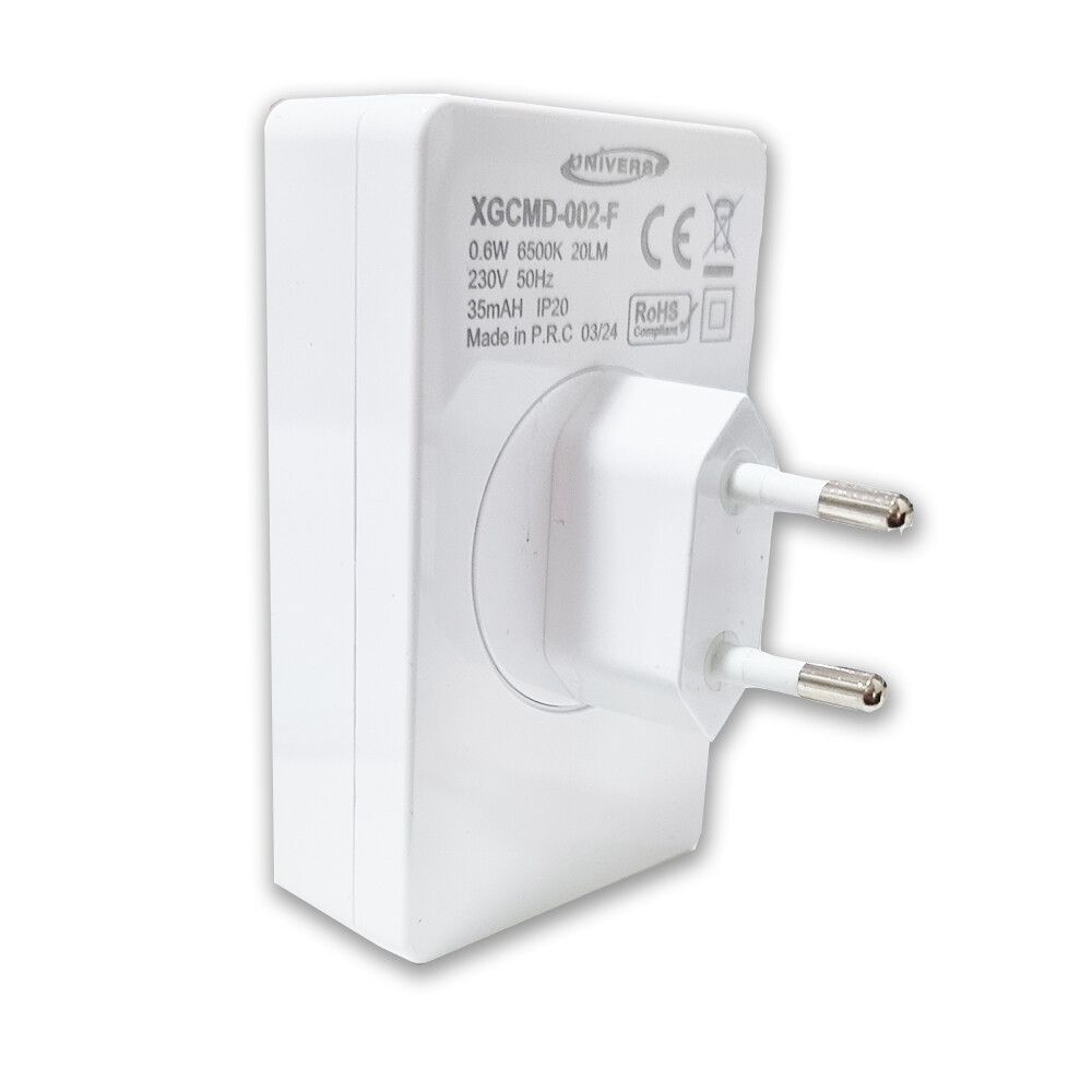 luce notturna touch doppia universo xgcmd-002-f 6500k - dettaglio 2