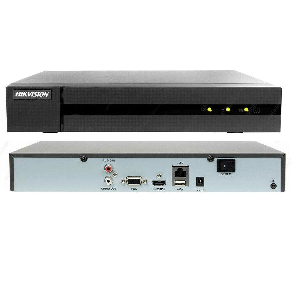nvr hikvision hiwatch hwn-4104mh 4 canali 8 mp 4k h.265+