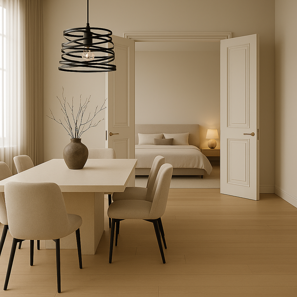 lampadario a sospensione universo a08-n vortice traforato nero e27