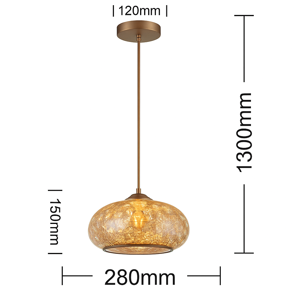 lampadario led universo a48-oc effetto cielo stellato 3000k - dettaglio 3