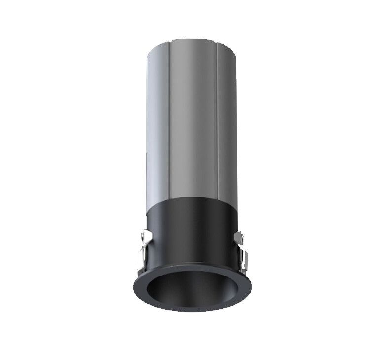 faretto led da incasso universo r20-n nero 3 w fascio 24°