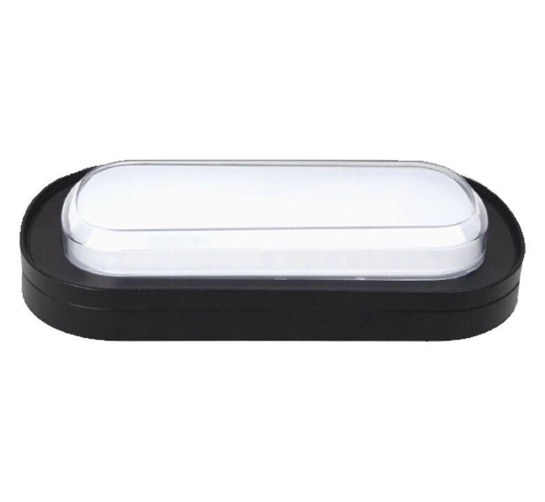 plafoniera led ovale da esterno universo xg-907-n3c nera 23w cct 3 in 1 - dettaglio 2