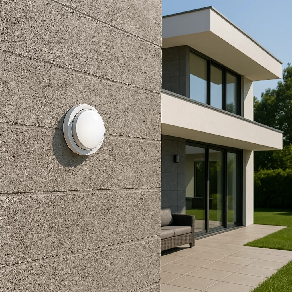 plafoniera led da esterno universo xg-909-b3c bianca 23w cct 3 colori