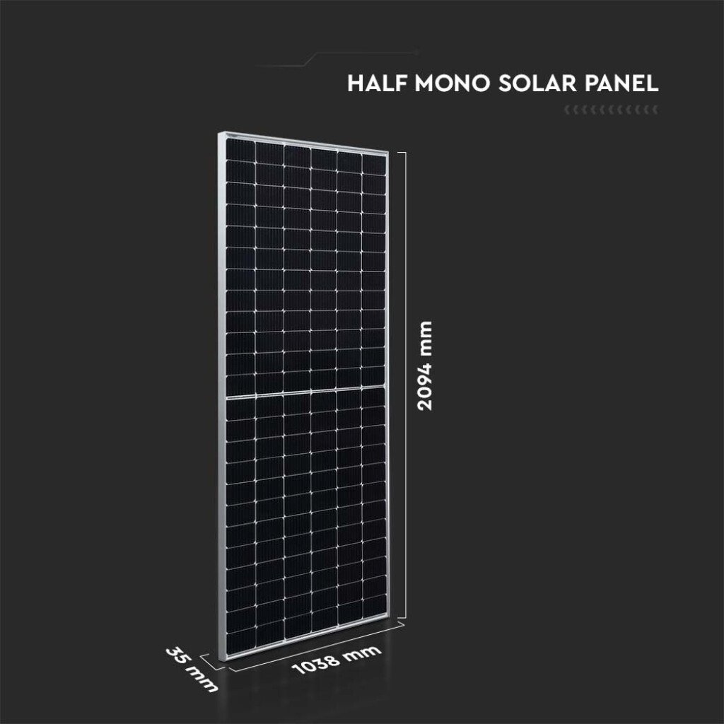 set fotovoltaico v-tac vt-450 4,95 kw con 11 pannelli monocristallini da 450 w - dettaglio 3