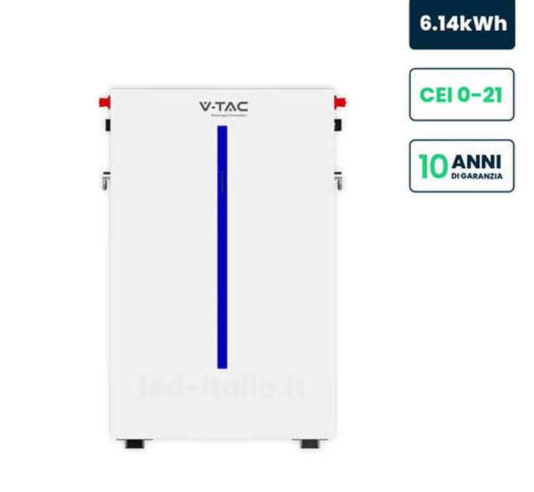batteria di accumulo v-tac vt-rw-m6.1 6,14 kwh lifepo4 ip65 - dettaglio 2