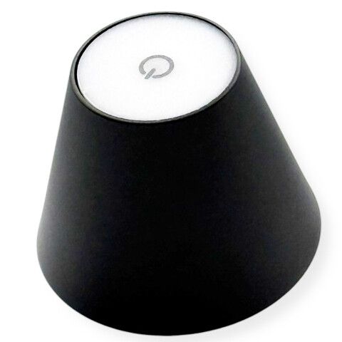 lampada led da tavolo per bottiglia universo d10-n3c nera ricaricabile cct - dettaglio 2
