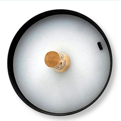 lampada led da tavolo per bottiglia universo d10-n3c nera ricaricabile cct - dettaglio 3
