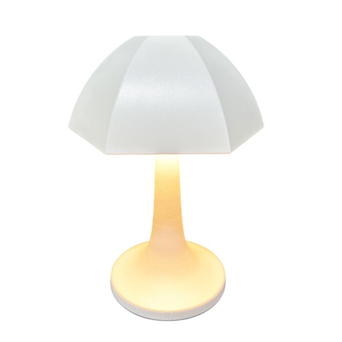 lampada da tavolo bianca ricaricabile grifi a 3 colori - dettaglio 3