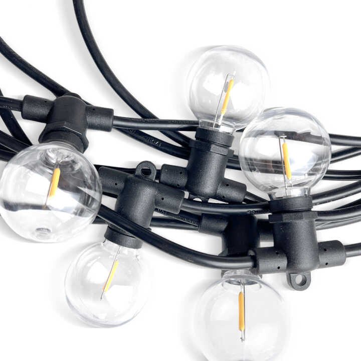 catena luminosa universo flt-g40 10 portalampade e12 ip65 - dettaglio 3