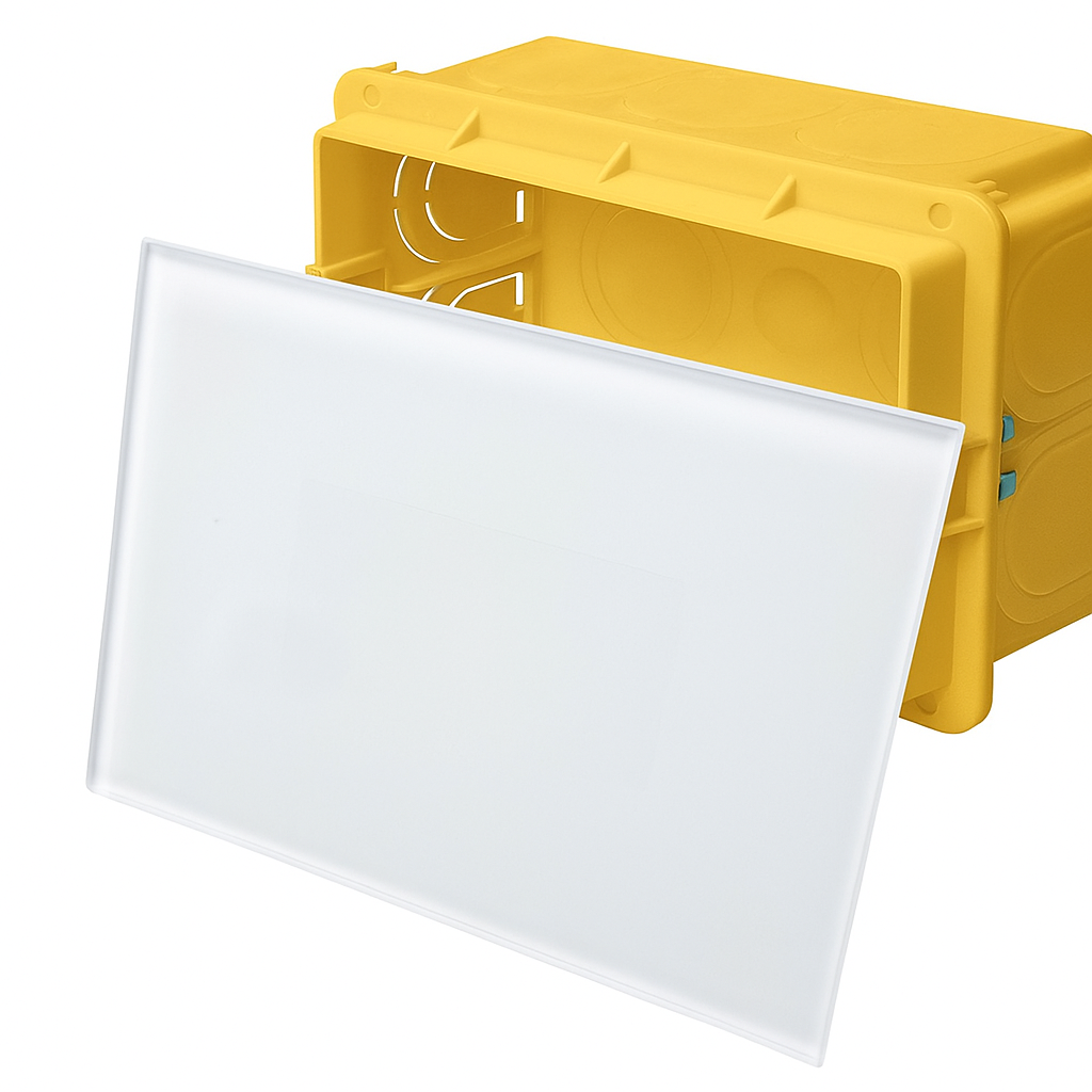 segnapasso led universo 3 color es37-b3c 4w cct ip65 per scatola 503