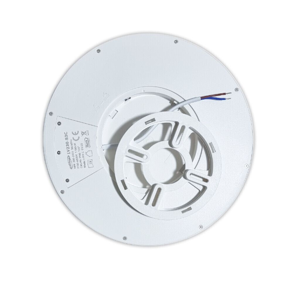 plafoniera led slim universo 3 color lv480-n3c nera cct 36w - dettaglio 3