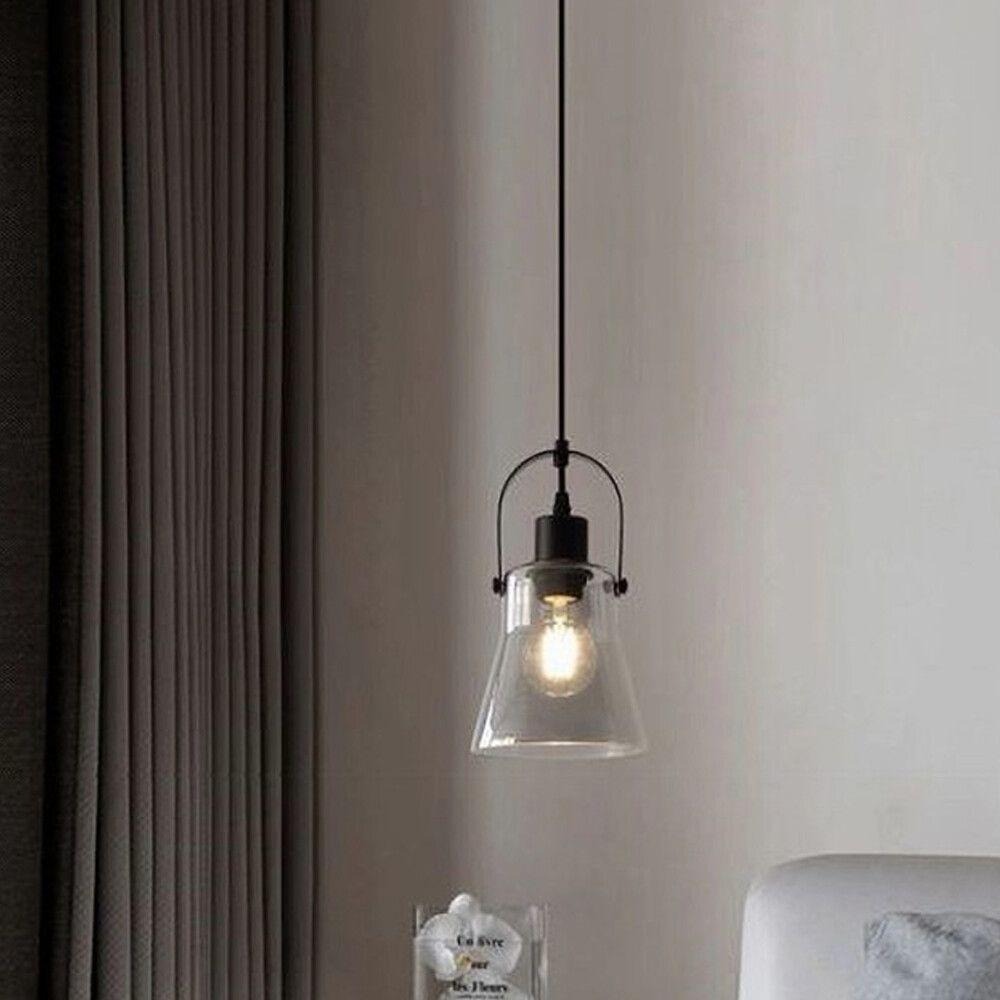 lampadario a sospensione universo lp-90 in vetro con attacco e27 - dettaglio 2