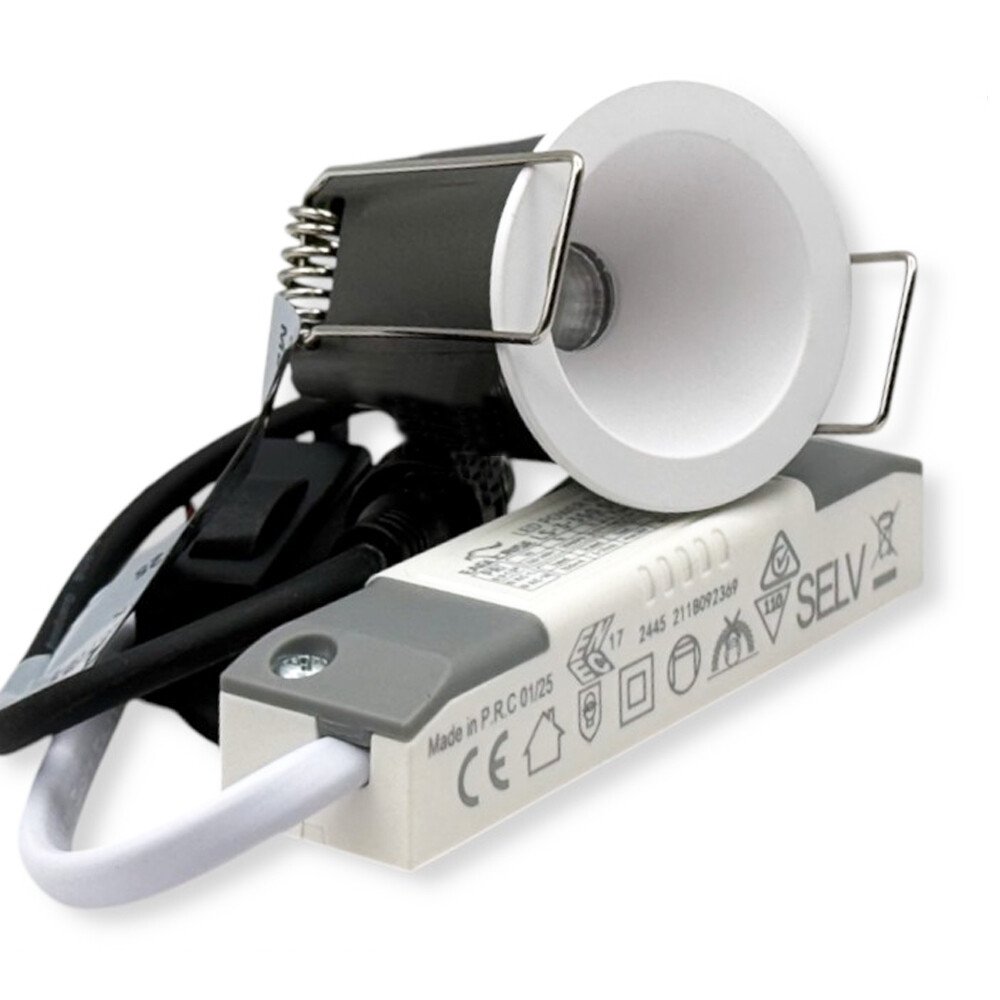 faretto led da incasso universo tsd011-35-3c 3w cct - dettaglio 2