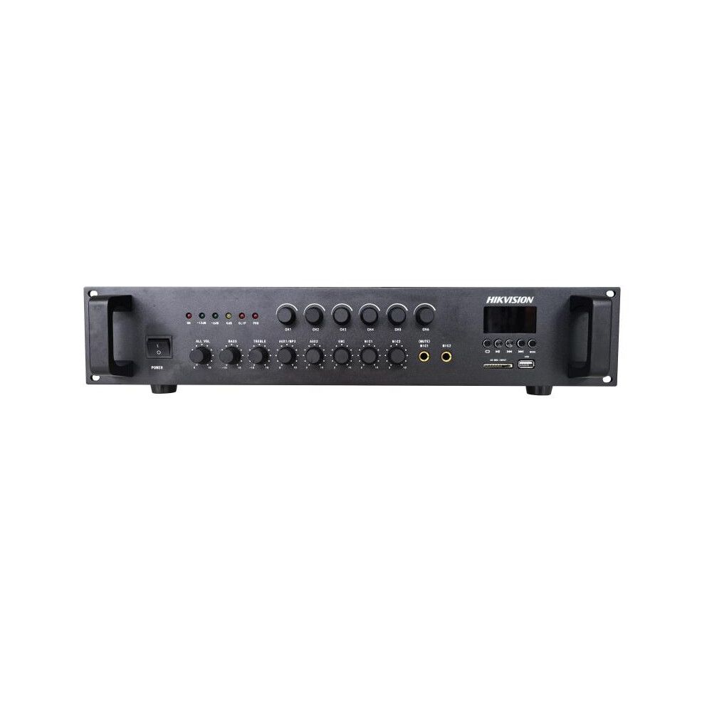 amplificatore analogico hikvision ds-qae0a120g1-vb6/eu 120 w 6 zone