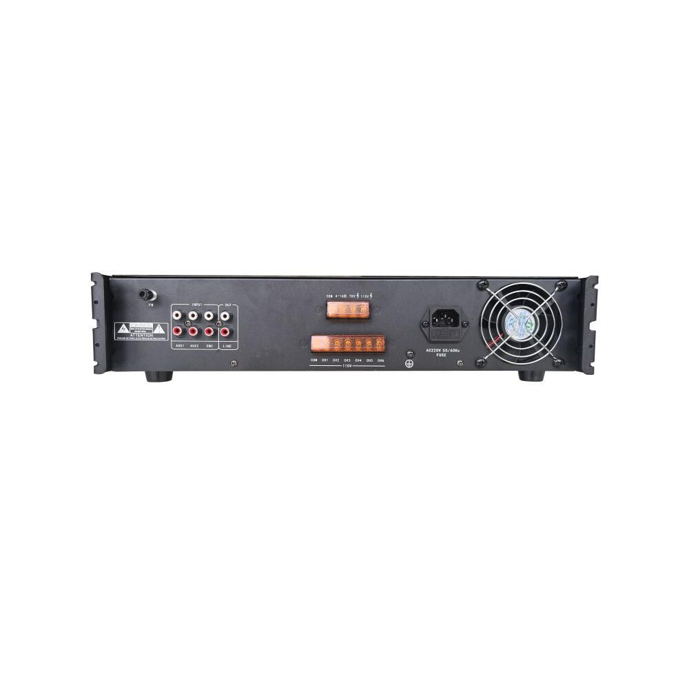amplificatore analogico hikvision ds-qae0a240g1-vb6/eu 240 w 6 zone - dettaglio 2