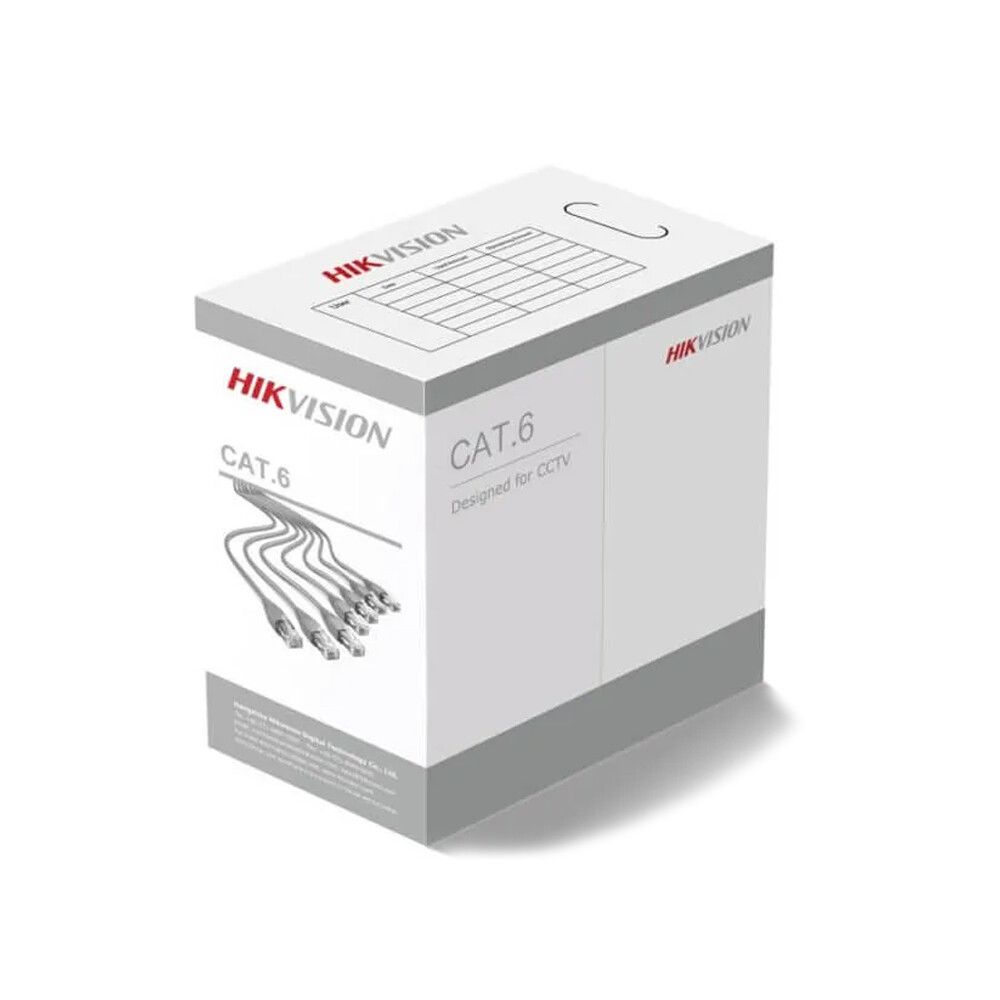cavo di rete cat.6 u/utp hikvision ds-1ln6uzc0 in rame solido 305 m
