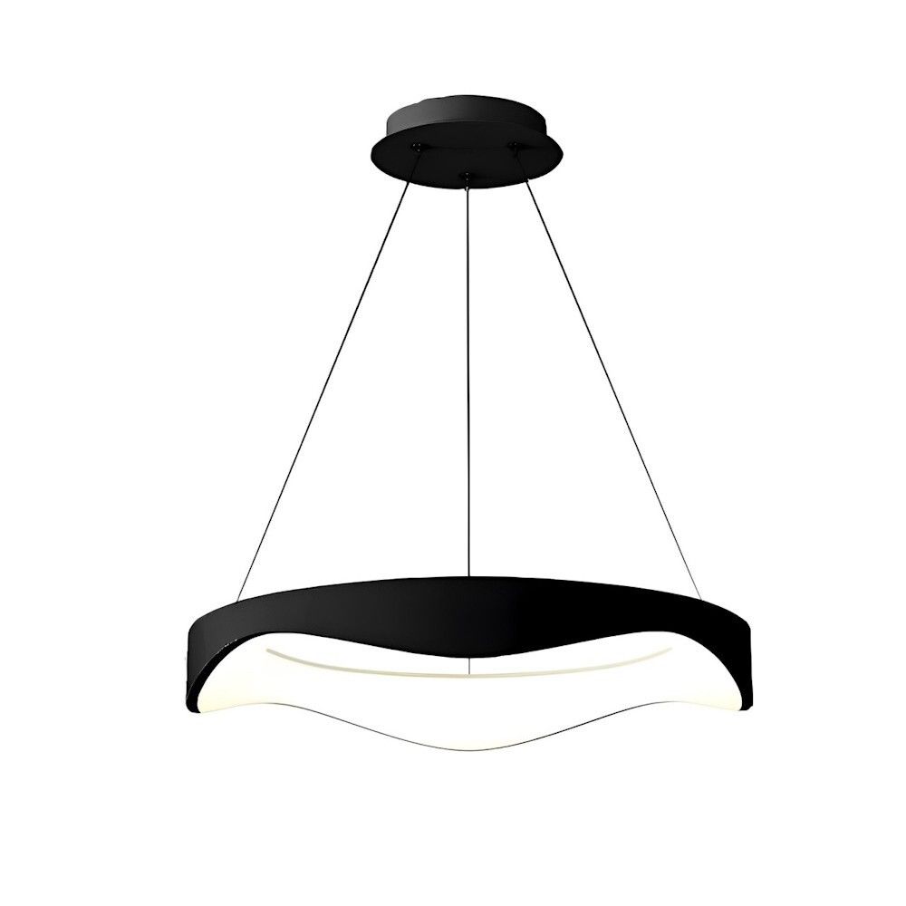 lampadario led sospeso universo a67-n3c 38w nero cct dimmerabile - dettaglio 2